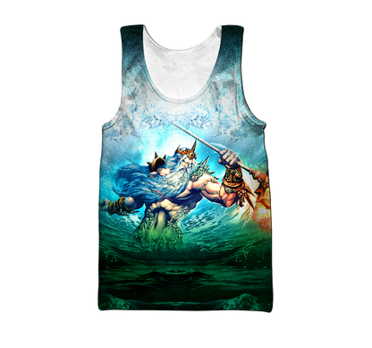 Poseidon Over 3D Printed MH260520 - Amaze Style™-Apparel