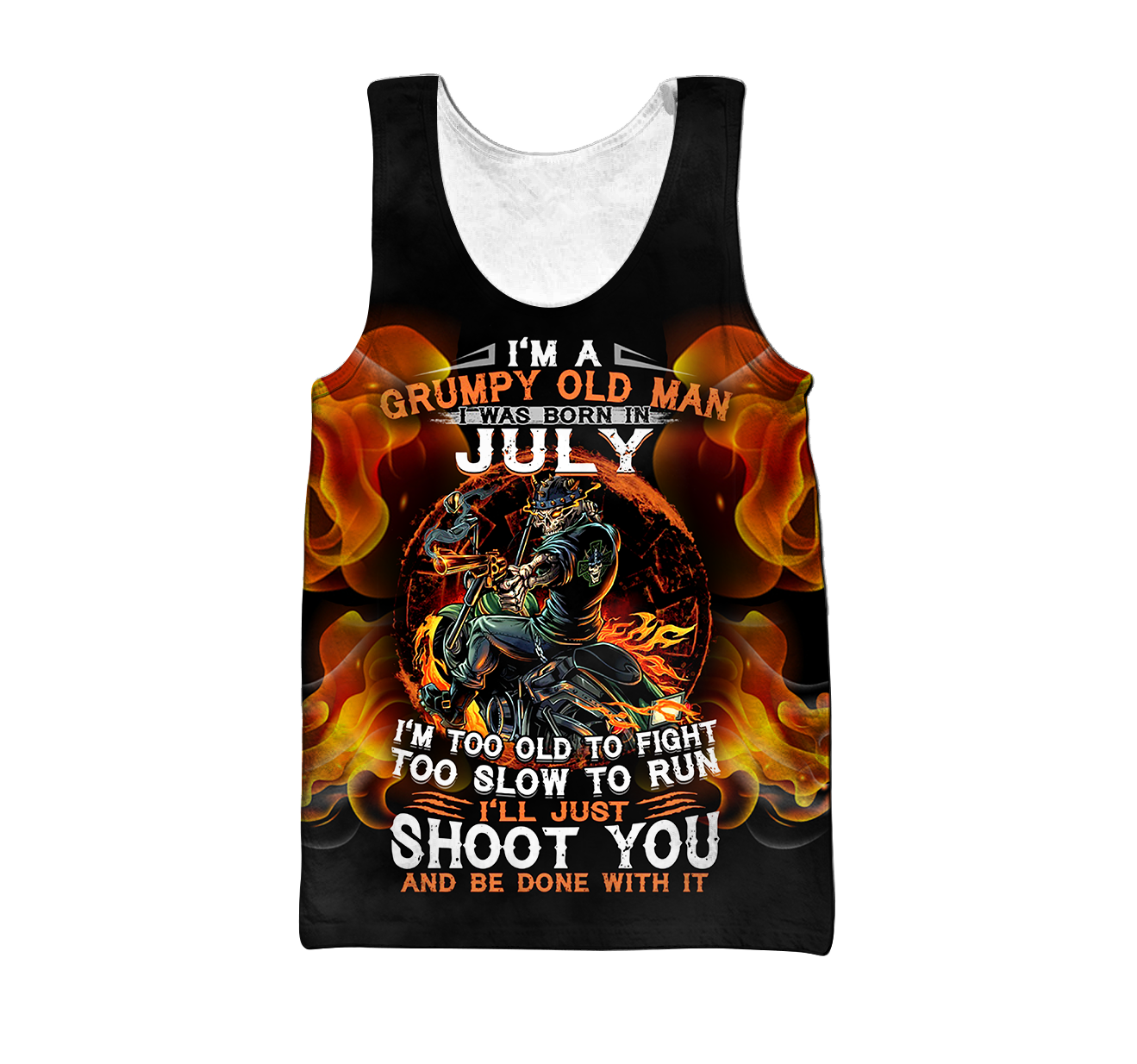 Old man with a gun MH2505201 - Amaze Style™-Apparel
