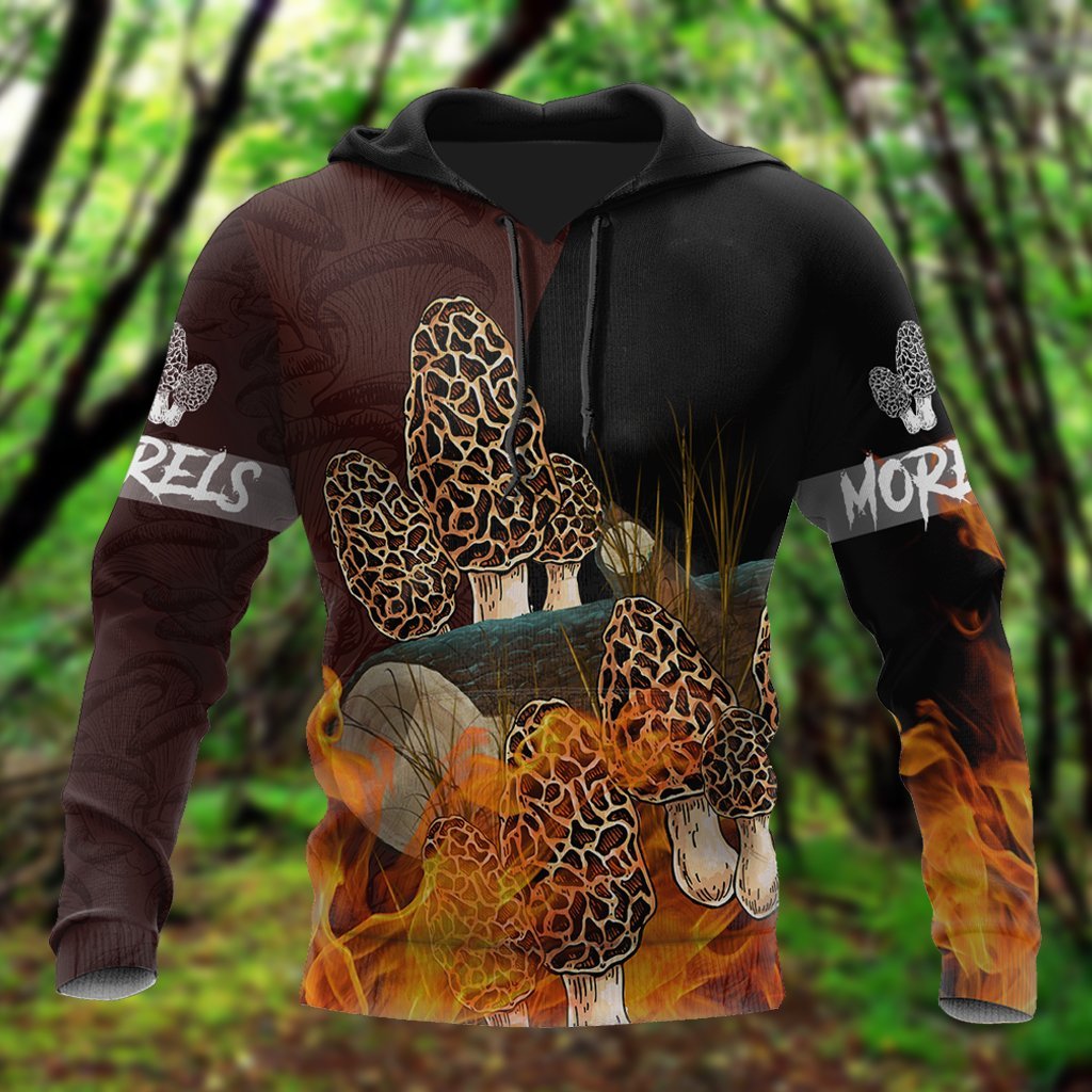 Beautiful Morels mushrooms 3D all over printing shirts for men and women TR260201 - Amaze Style™-Apparel