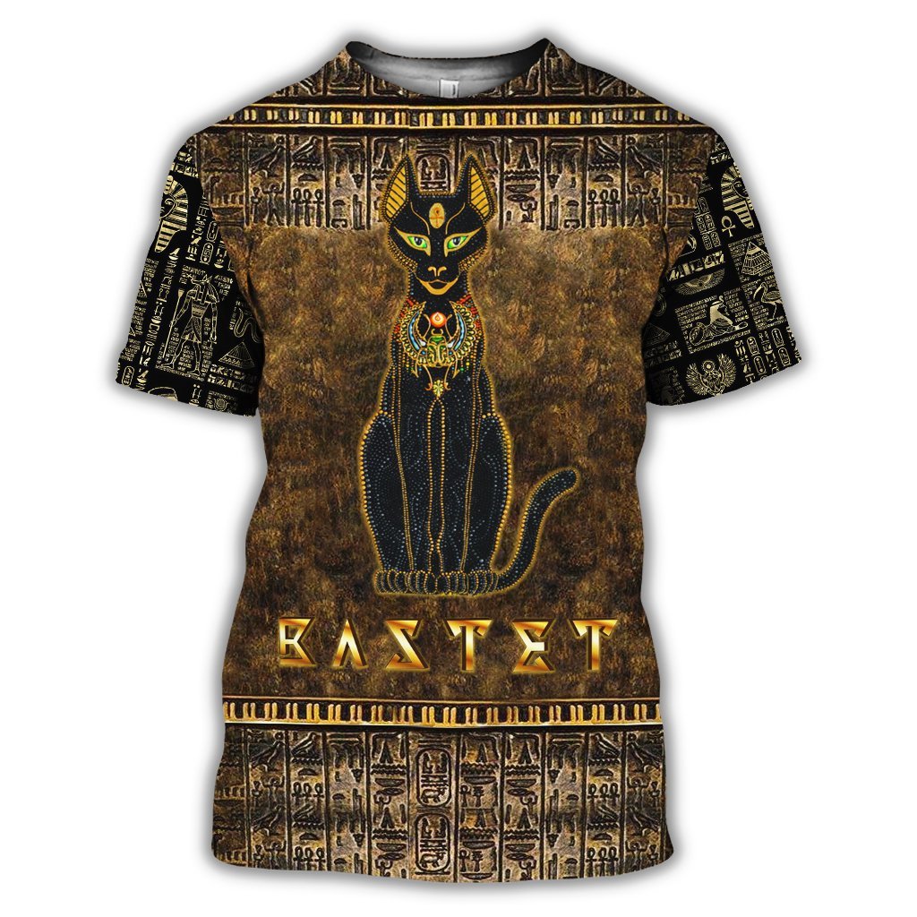 Ancient Egypt Egyptian Bastet Goddess 3D All Over Printed Clothes Hoodie MP030303 - Amaze Style™-Apparel