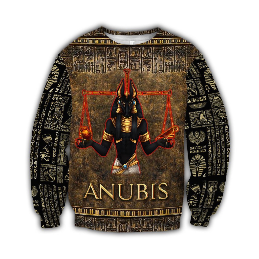 Ancient Egypt Anubis 3D All Over Printed Clothes Hoodie MP030304 - Amaze Style™-Apparel