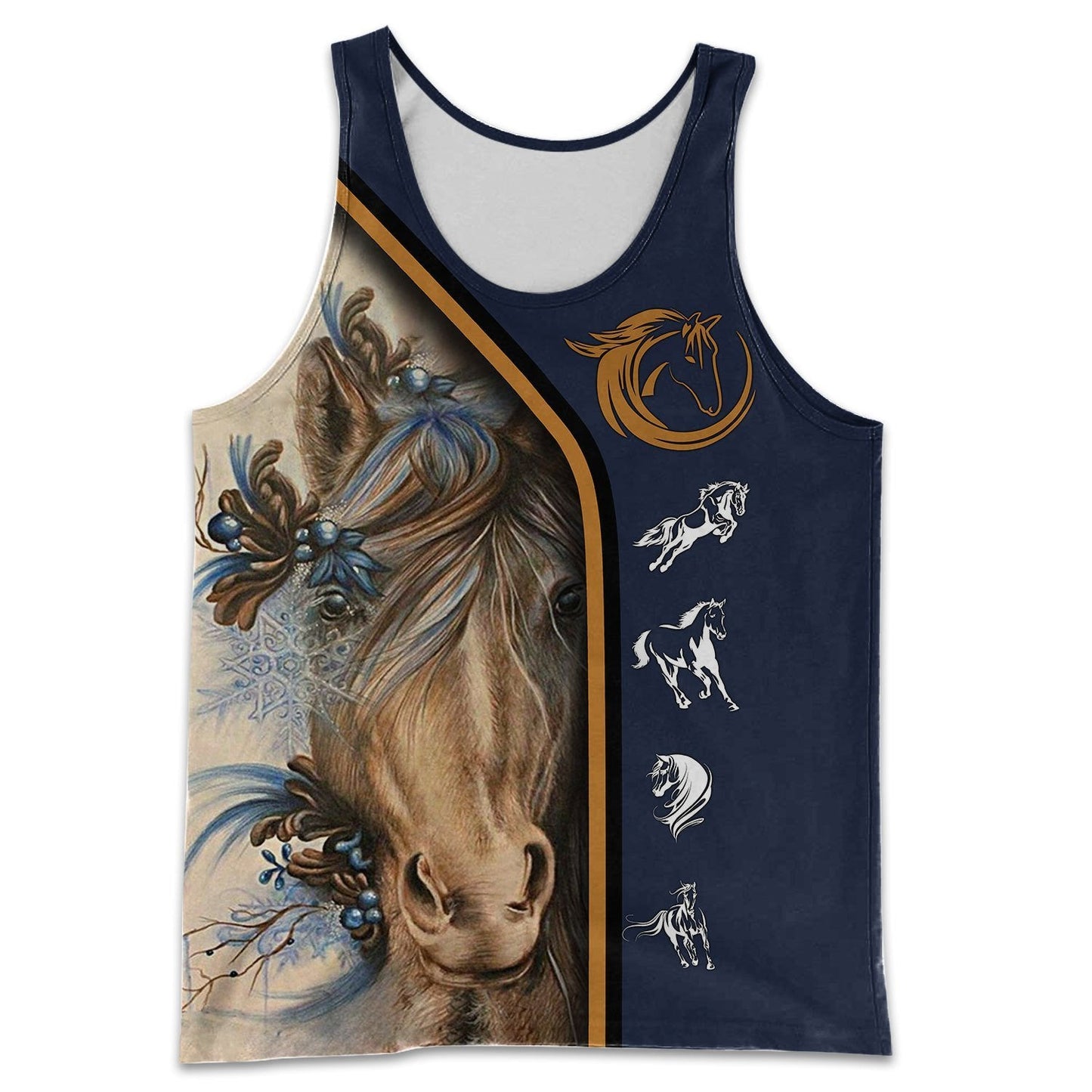 Love Beautiful Horse 3D All Over Printed Shirts MP030403 - Amaze Style™-Apparel