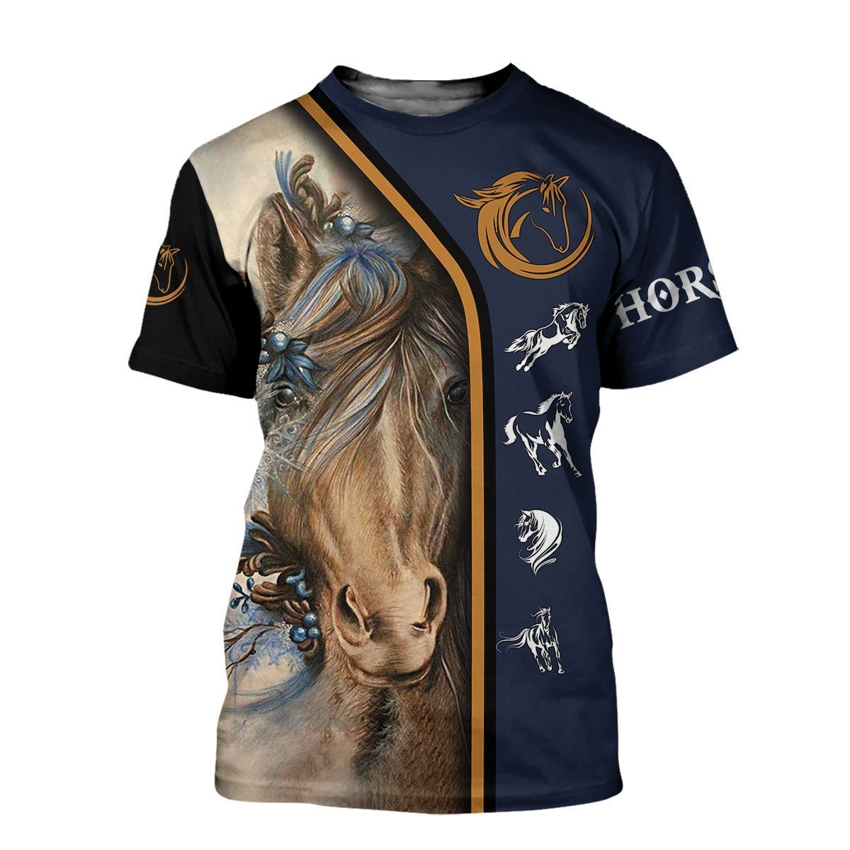 Love Beautiful Horse 3D All Over Printed Shirts MP030403 - Amaze Style™-Apparel