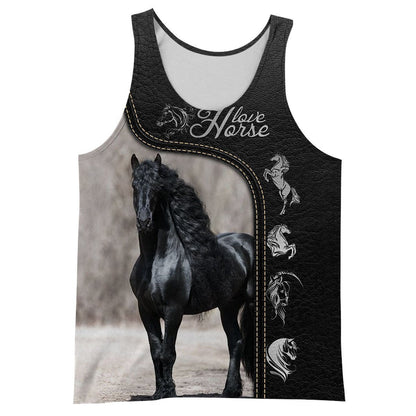 Love Horse 3D All Over Printed Shirts TA040401 - Amaze Style™-Apparel