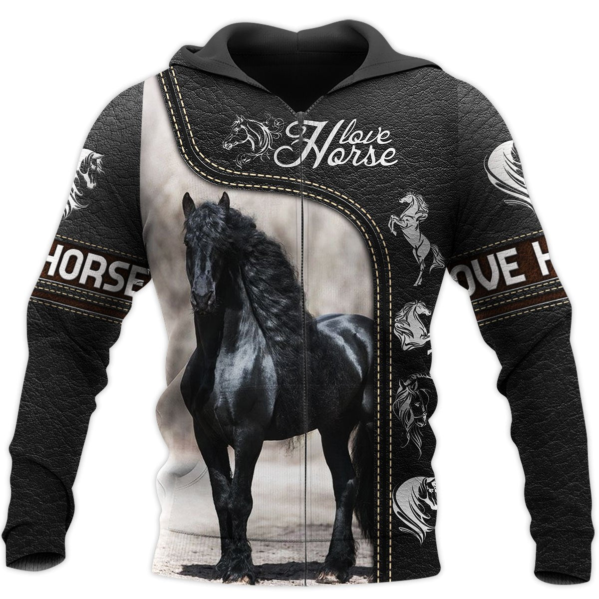 Love Horse 3D All Over Printed Shirts TA040401 - Amaze Style™-Apparel