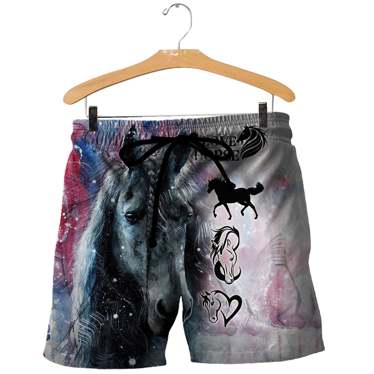 Love Beautiful Winter Horse Art 3D All Over Printed Shirt Hoodie For Men And Women MP050403 - Amaze Style™-Apparel