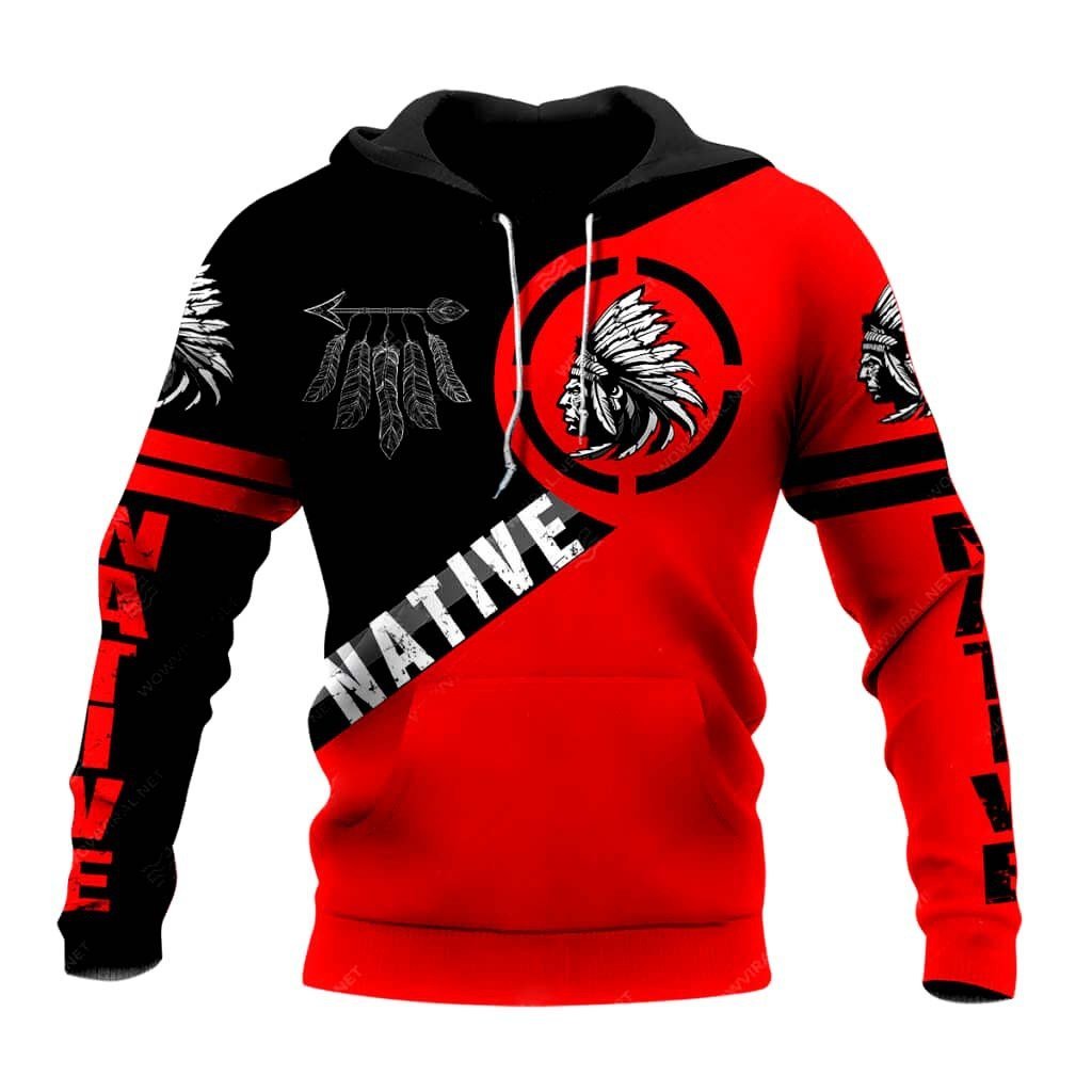 Native American 3D All Over Printed Shirt Hoodie MP100201 - Amaze Style™-Apparel