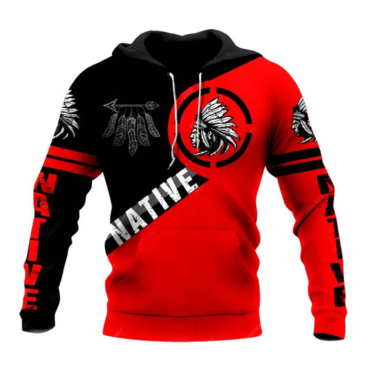 Native American 3D All Over Printed Shirt Hoodie MP100201 - Amaze Style™-Apparel