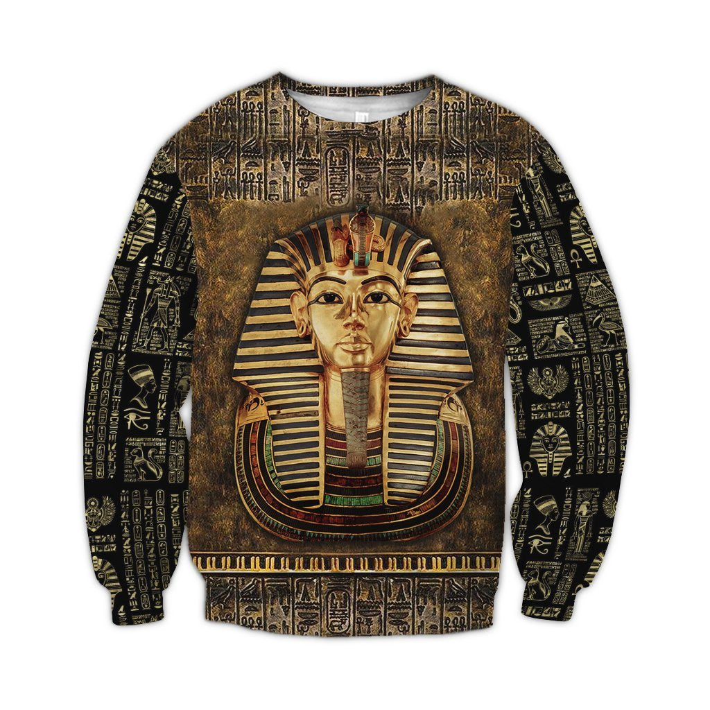 Ancient Egypt Tutankhamun 3D All Over Printed Shirt Hoodie For Men And Women MP1002 - Amaze Style™-Apparel