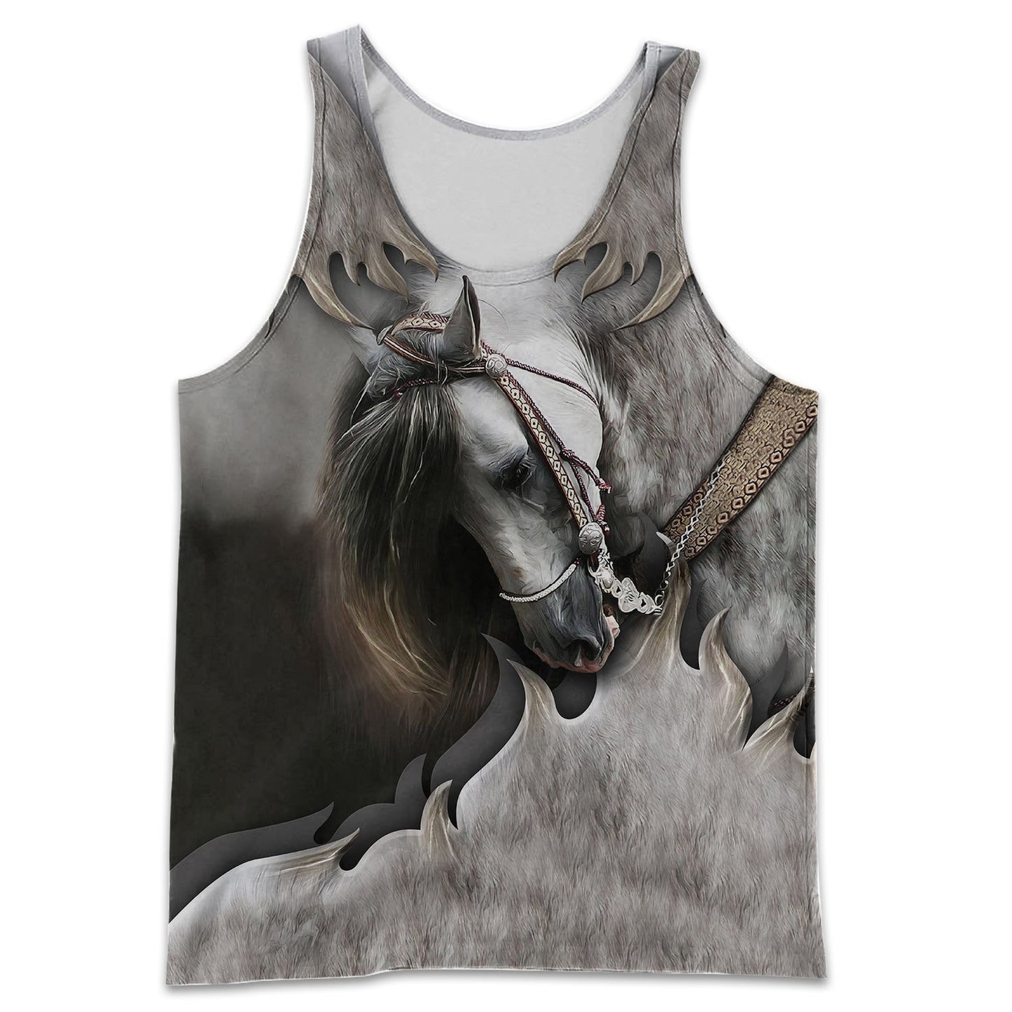 Love Horse 3D All Over Printed Shirts For Men And Women MP130405-Apparel-MP-Tank Top-S-Vibe Cosy™