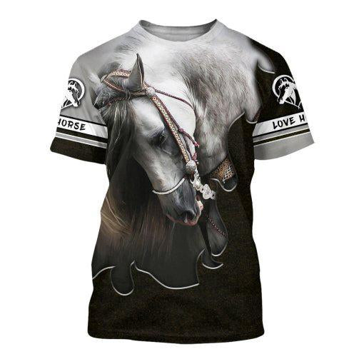 Beautiful Horse 3D All Over Printed Shirts For Men And Women MP130407 - Amaze Style™-Apparel