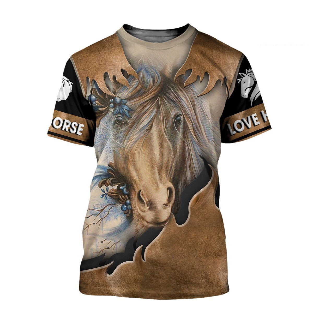 Love Horse 3D All Over Printed Shirts For Men And Women MP130411 - Amaze Style™-Apparel
