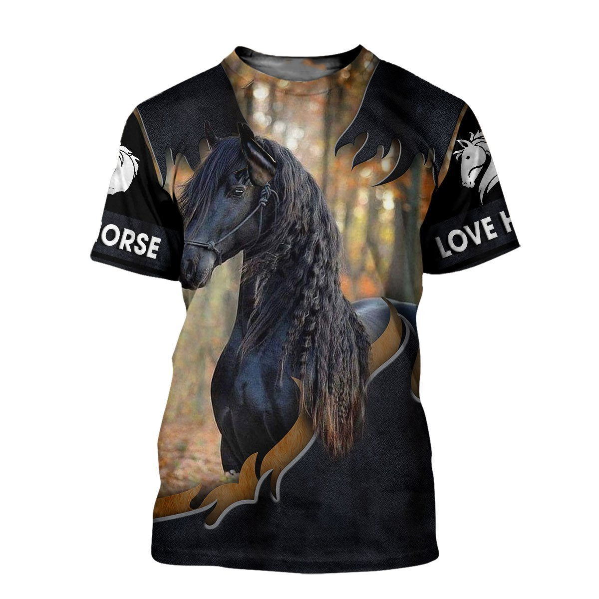 Love Horse 3D All Over Printed Shirts For Men And Women MP130413 - Amaze Style™-Apparel