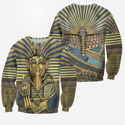 Ancient Egypt Tutankhamun 3D All Over Printed Shirt Hoodie For Men And Women MP18021 - Amaze Style™-Apparel