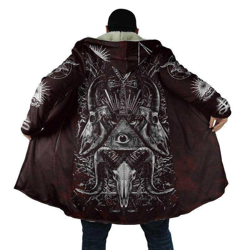 Satanic Tribal 3D All Over Printed Hoodie Shirts For Men And Women MP180301 - Amaze Style™-Apparel