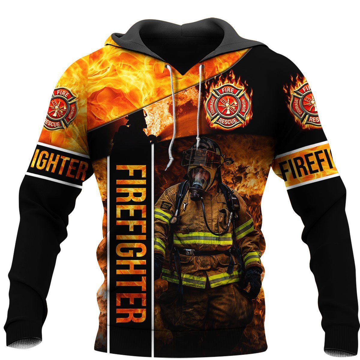 Brave Firefighter 3D All Over Printed Hoodie Shirt MP200305 - Amaze Style™-