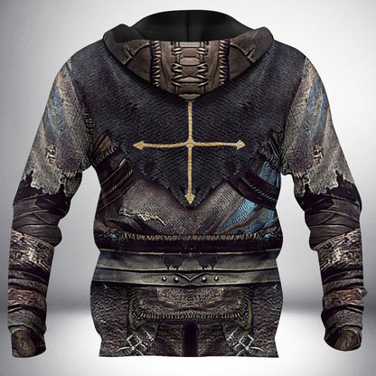Knight Templar Armor 3D All Over Printed Shirt Hoodie For Men And Women MP240302 - Amaze Style™-Apparel