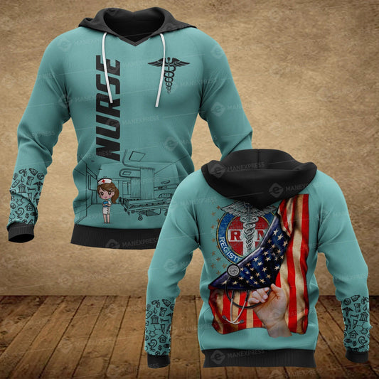 Nurse 3D All Over Printed Hoodie Shirt MP260302 - Amaze Style™-