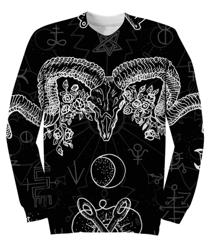 DEVILS HEAD WITH HORNS MP768-Apparel-MP-Hoodie-S-Vibe Cosy™