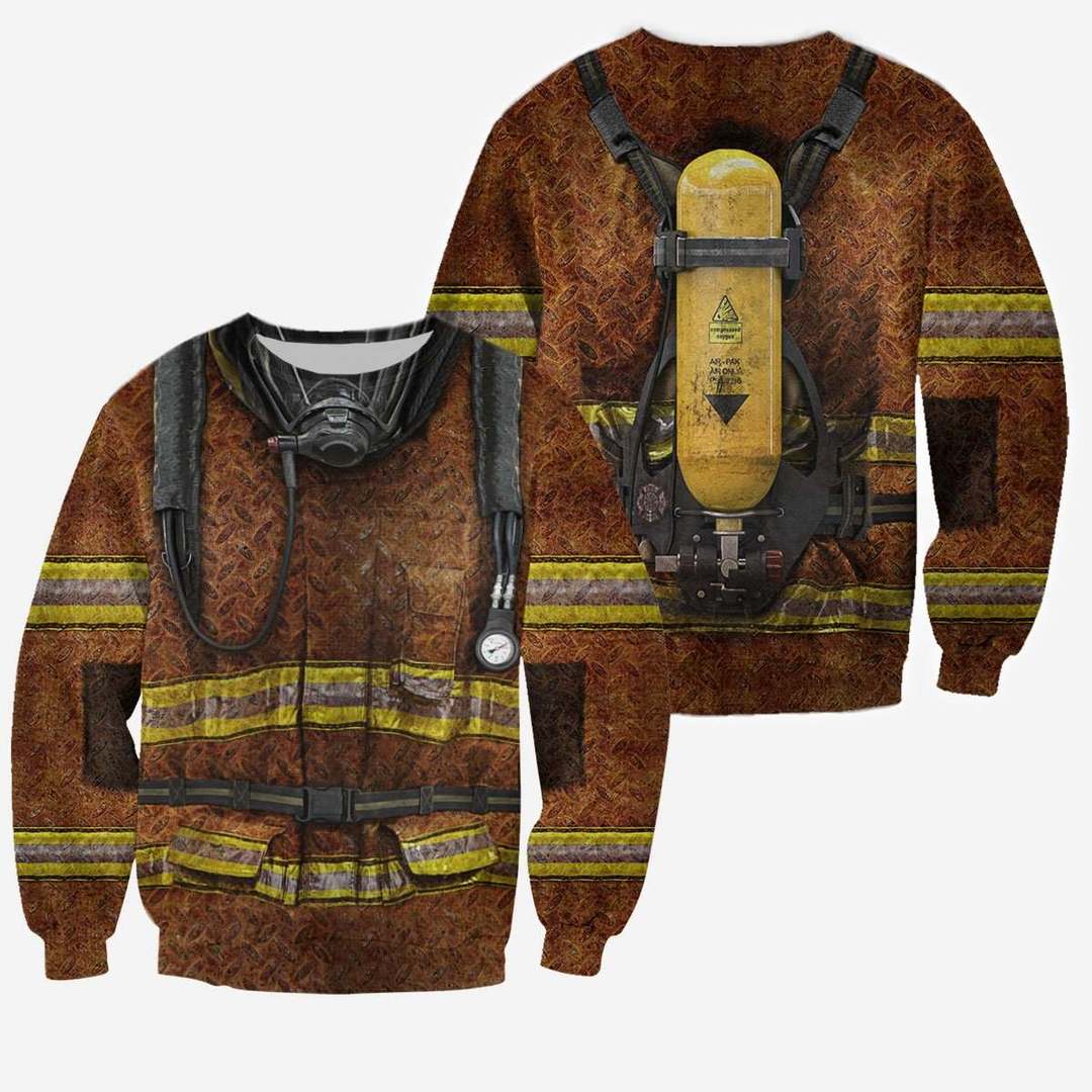 FIRE FIGHTER 3D ALL OVER PRINTED SHIRTS MP790 - Amaze Style™-Apparel