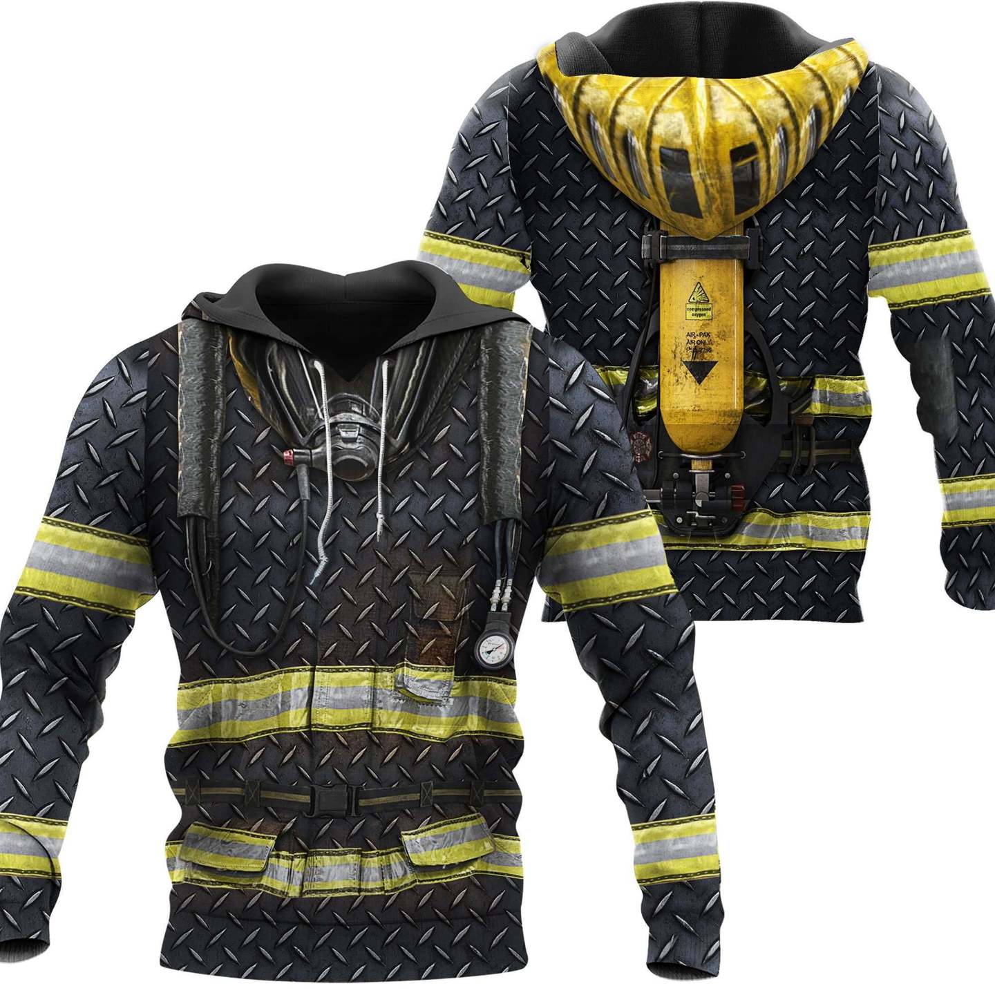 FIRE FIGHTER 3D ALL OVER PRINTED SHIRTS MP791 - Amaze Style™-Apparel