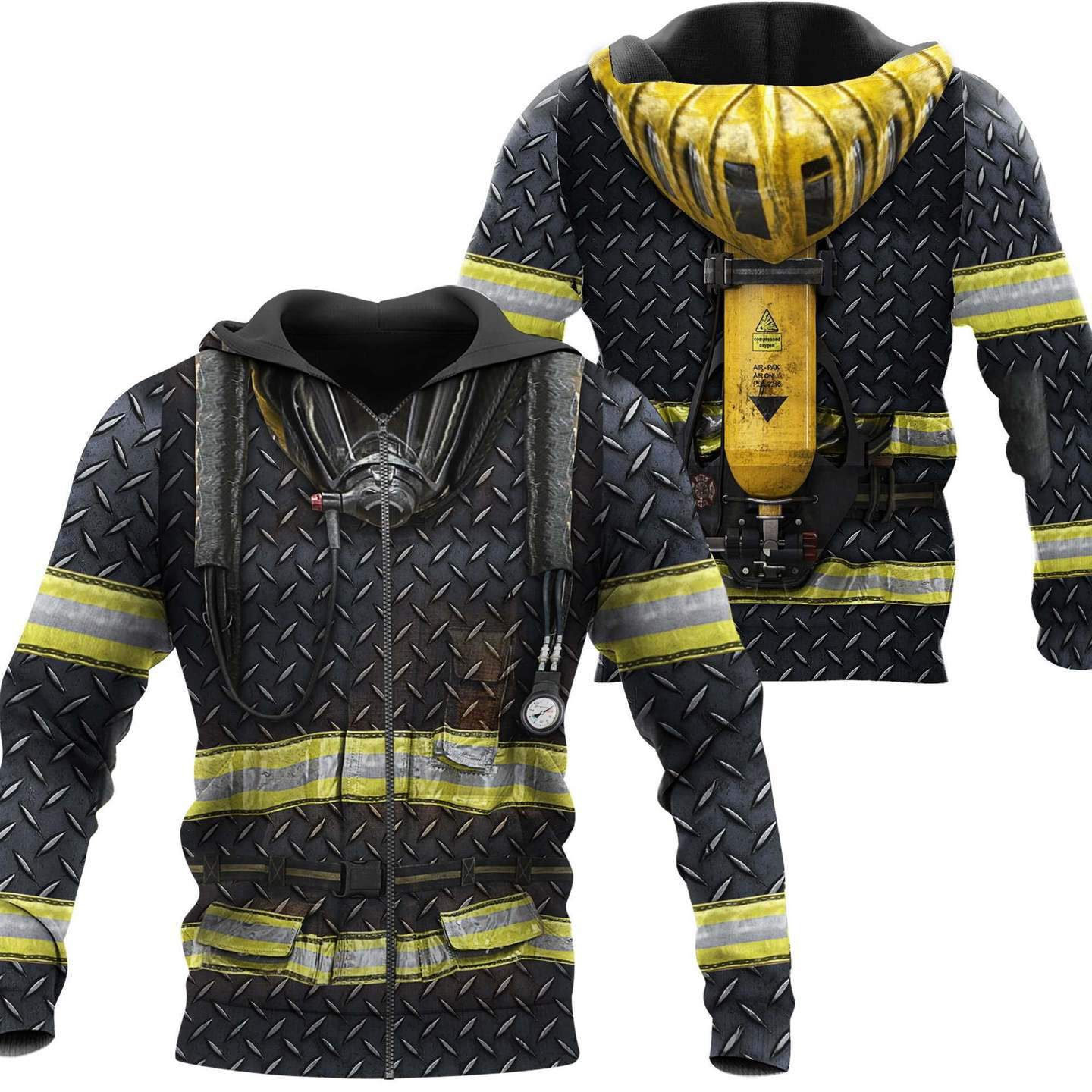 FIRE FIGHTER 3D ALL OVER PRINTED SHIRTS MP791 - Amaze Style™-Apparel
