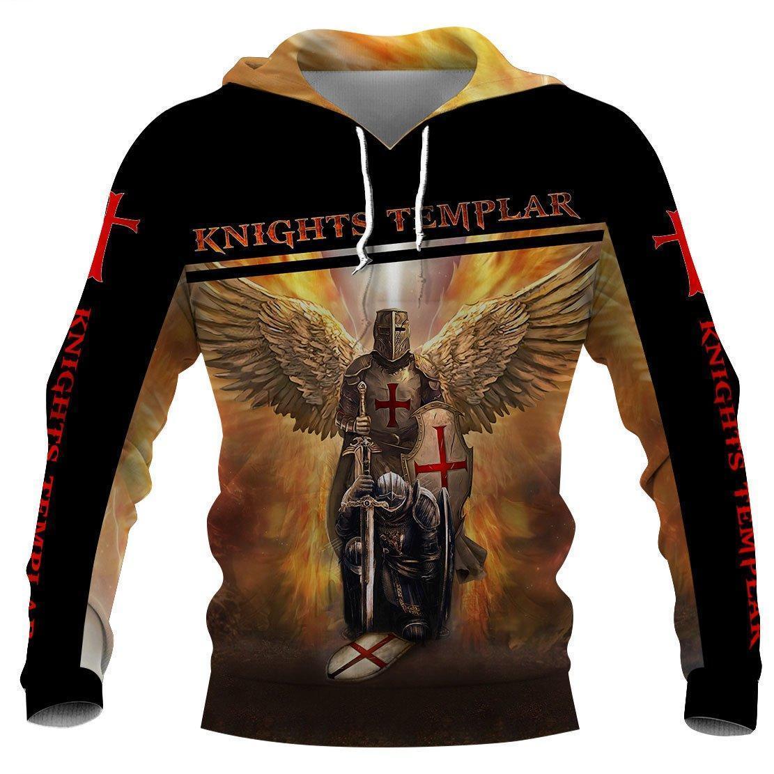 KNIGHT TEMPLAR 3D ALL OVER PRINTED SHIRTS MP935-Apparel-MP-Hoodie-S-Vibe Cosy™