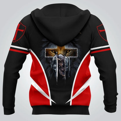KNIGHTS TEMPLAR 3D ALL OVER SHIRTS FOR MEN AND WOMEN MP936 - Amaze Style™-Apparel