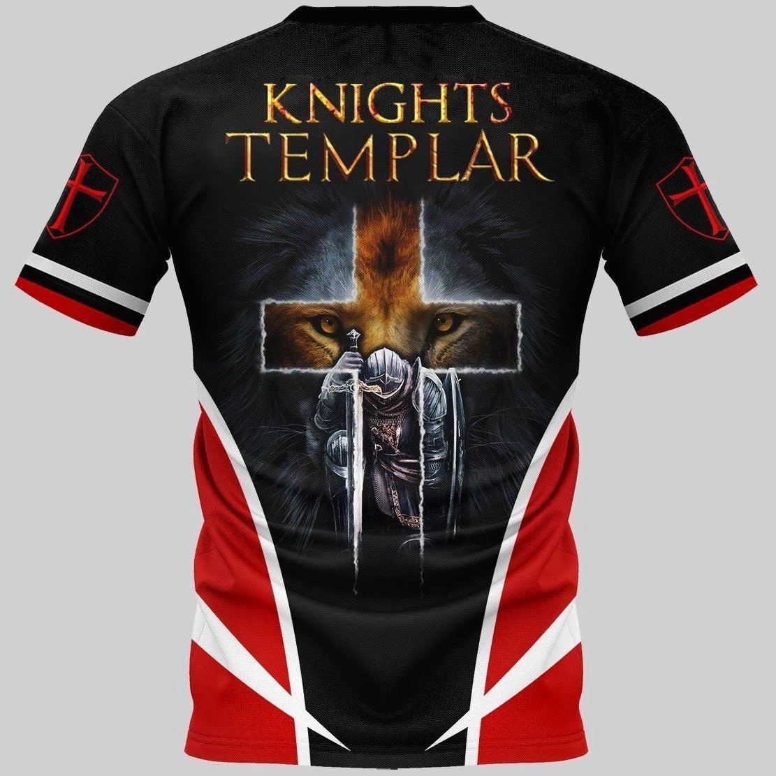 KNIGHTS TEMPLAR 3D ALL OVER SHIRTS FOR MEN AND WOMEN MP936 - Amaze Style™-Apparel