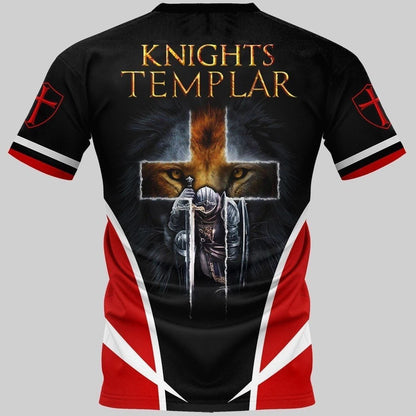 KNIGHTS TEMPLAR 3D ALL OVER SHIRTS FOR MEN AND WOMEN MP936 - Amaze Style™-Apparel