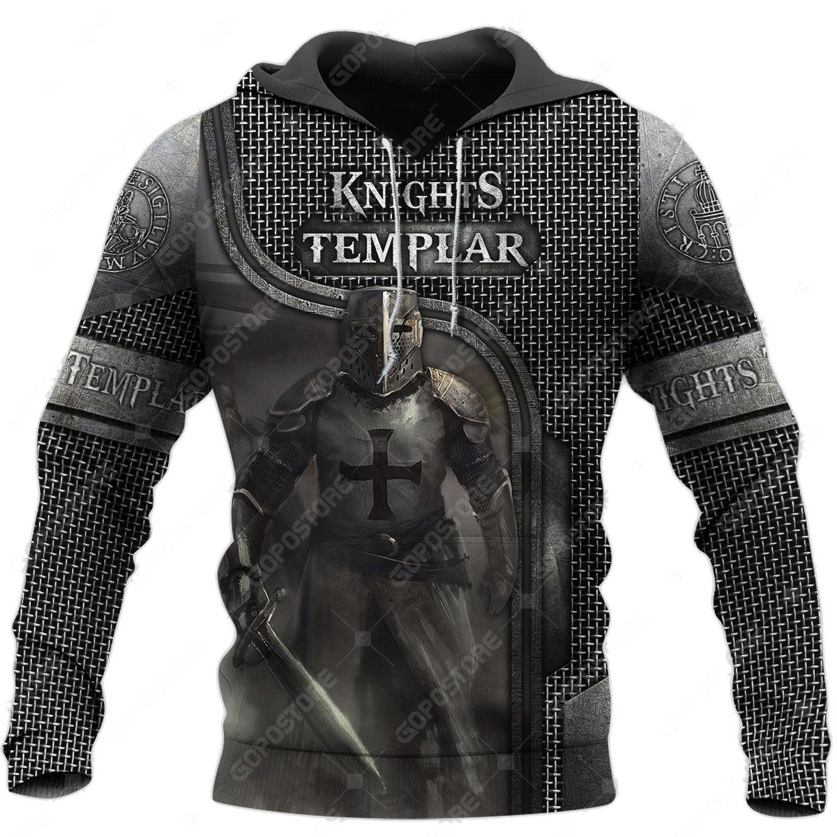 Knight Templar 3D All Over Printed Shirts MP9811 - Amaze Style™-Apparel