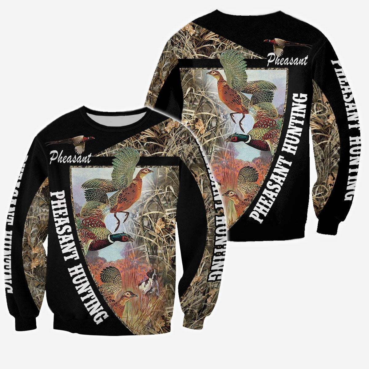 Pheasant Hunting 3D All Over Printed Shirts For Men And Women MP984 - Amaze Style™-Apparel