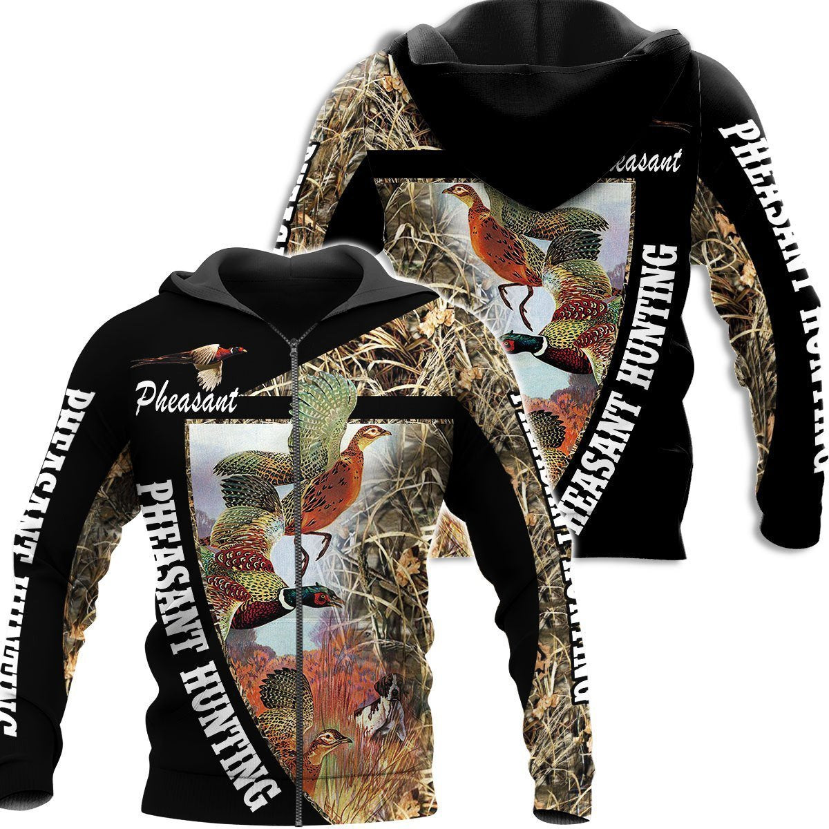Pheasant Hunting 3D All Over Printed Shirts For Men And Women MP984 - Amaze Style™-Apparel