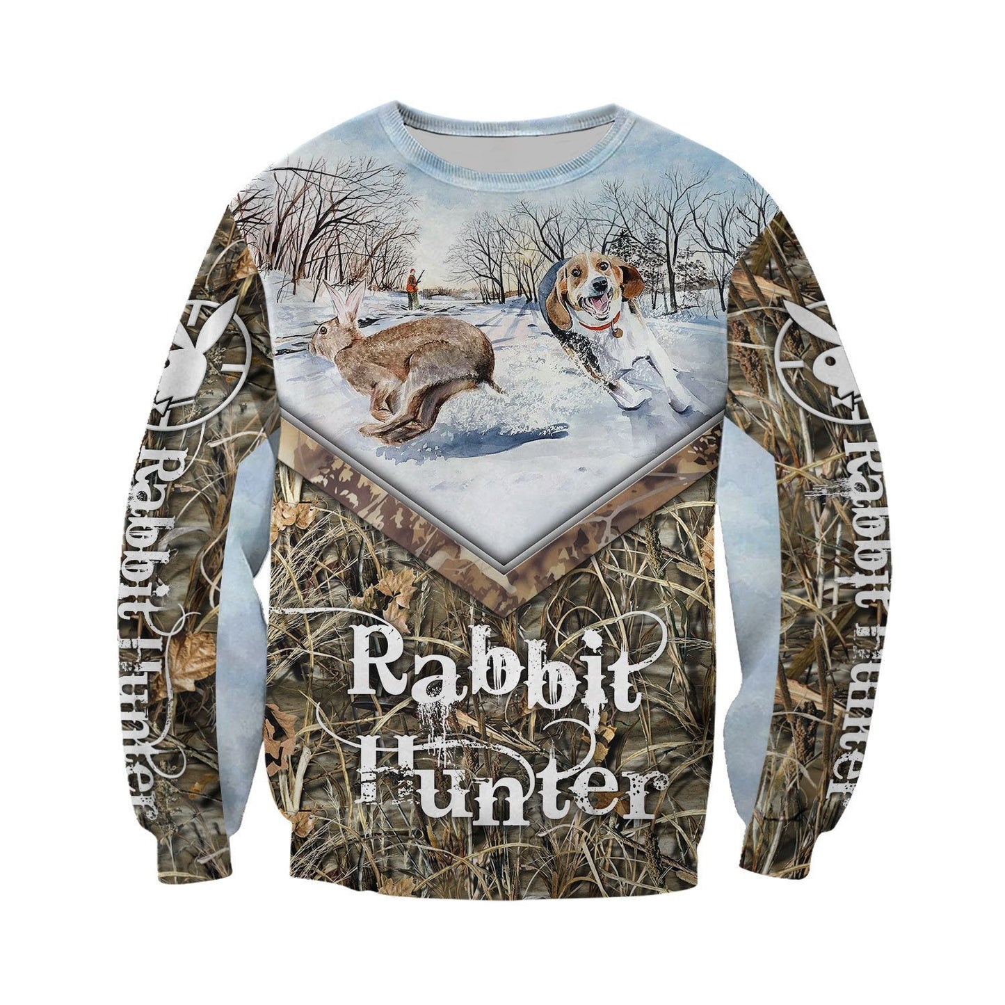 Rabbit Beagle Hunting 3D All Over Printed Shirts Hoodie MP995 - Amaze Style™-Apparel