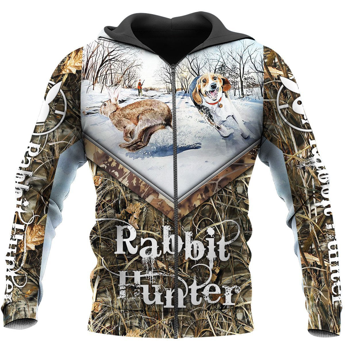 Rabbit Beagle Hunting 3D All Over Printed Shirts Hoodie MP995 - Amaze Style™-Apparel
