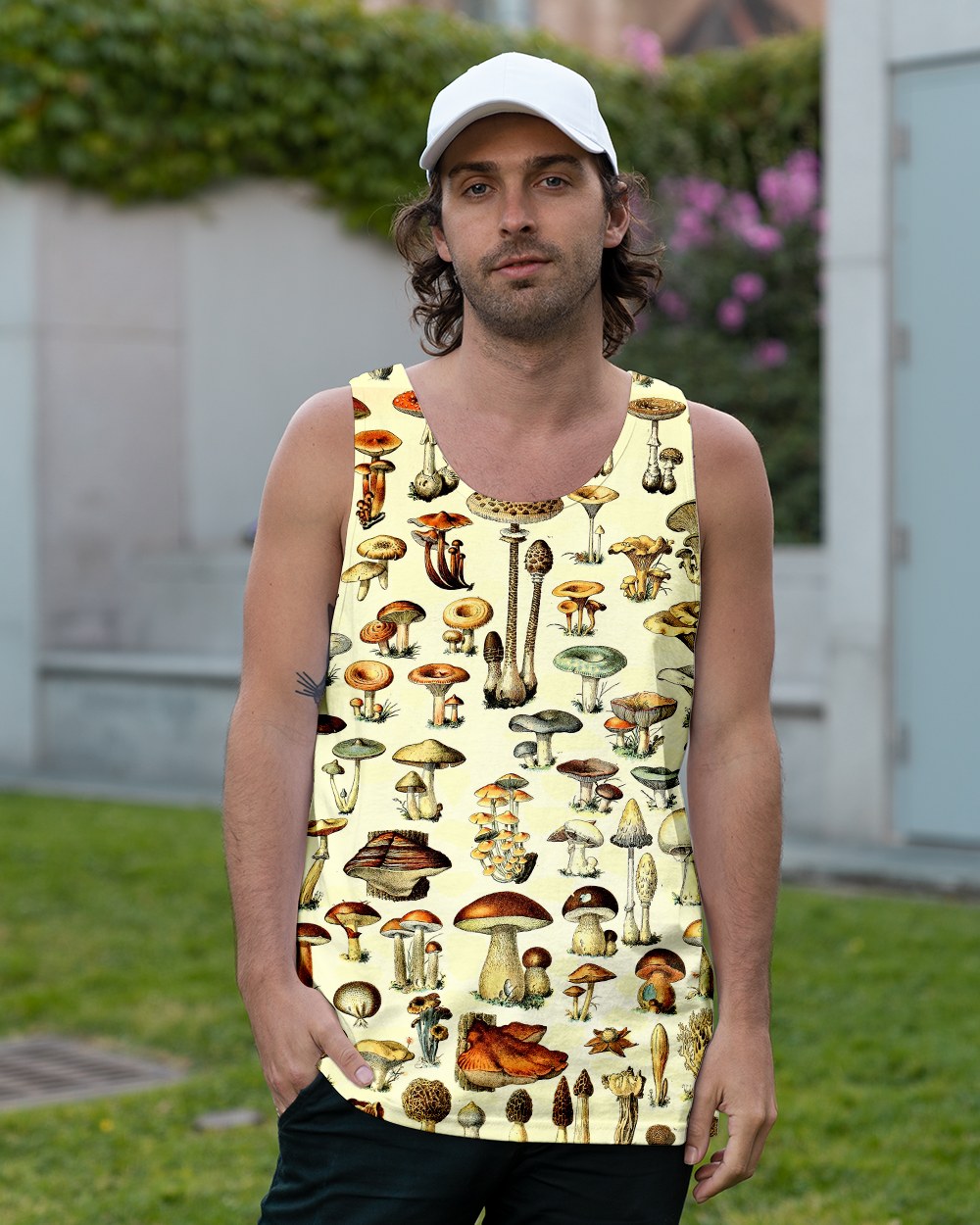3D AOP Mushroom Shirt-Apparel-6teenth World-Tank Top-S-Vibe Cosy™