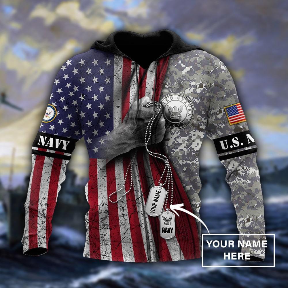 Soldier US Navy 3D All Over Printed Shirt Hoodie AM082039 - Amaze Style™-Apparel