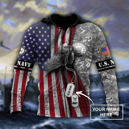 Soldier US Navy 3D All Over Printed Shirt Hoodie AM082039 - Amaze Style™-Apparel