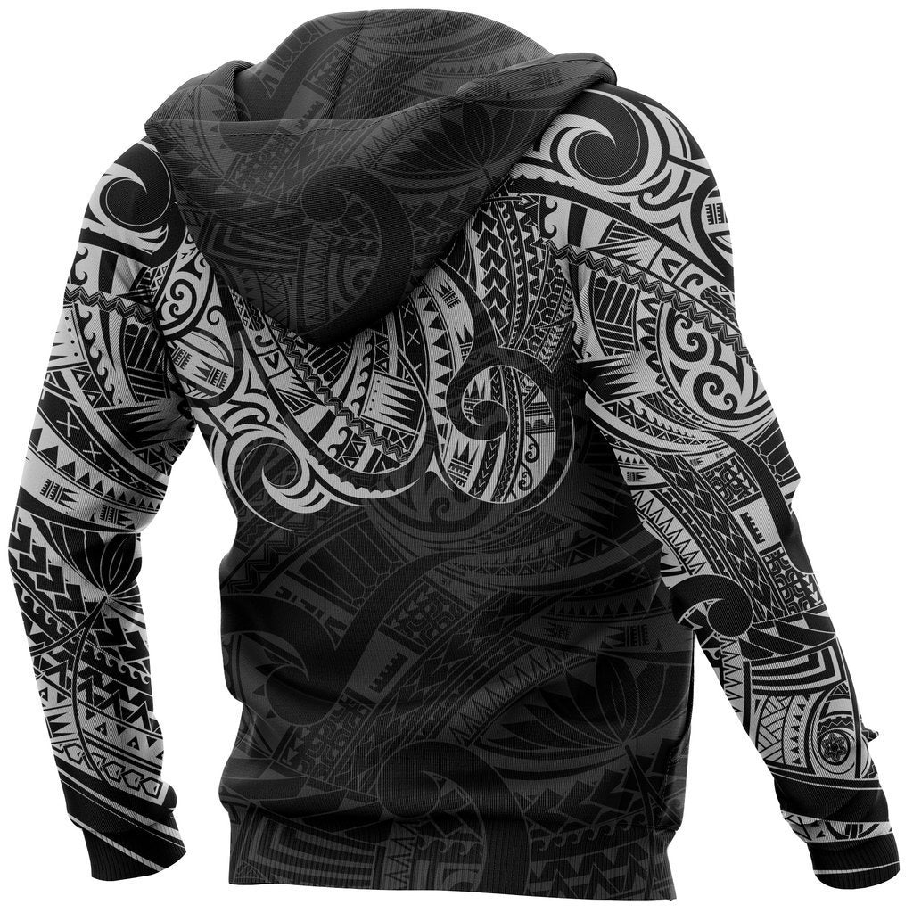 New Zealand (Aotearoa) & Kiwi Tattoo Style Hoodie NVD - Amaze Style™-Apparel