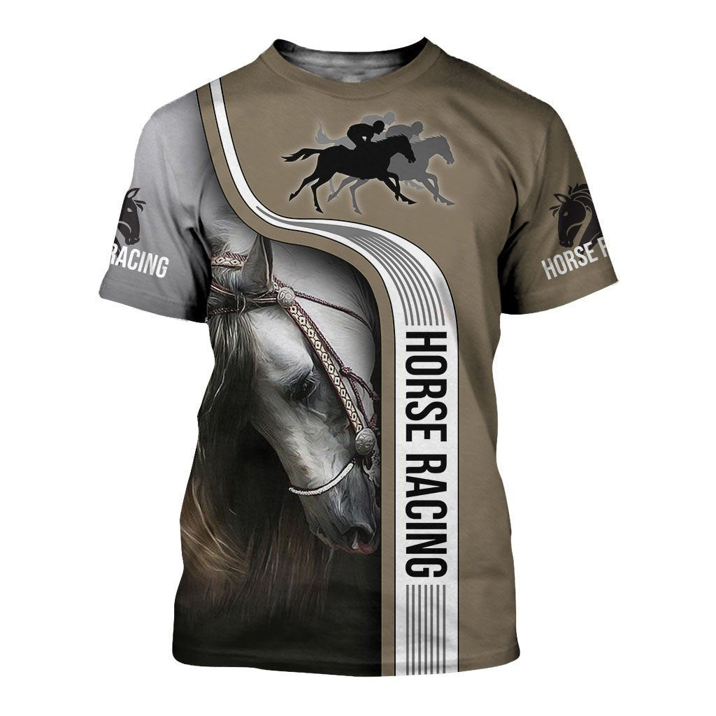 HORSE RACING ART 3D ALL OVER PRINTED SHIRTS DC - Amaze Style™-Apparel