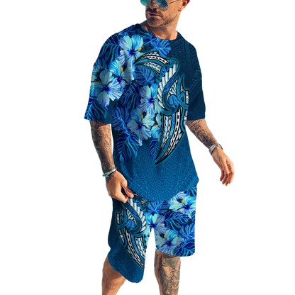 Polynesia No 7 Combo T Shirt Broad Short Traditional Tattoo