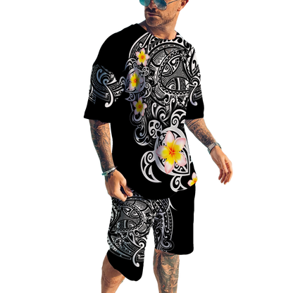 Polynesia No 3 Combo T Shirt Broad Short Polynesian Tattoo