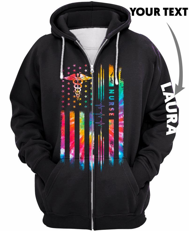Personalized Never Underestimate Healthcare Worker US Unisex Size Hoodie - Amaze Style™-Apparel