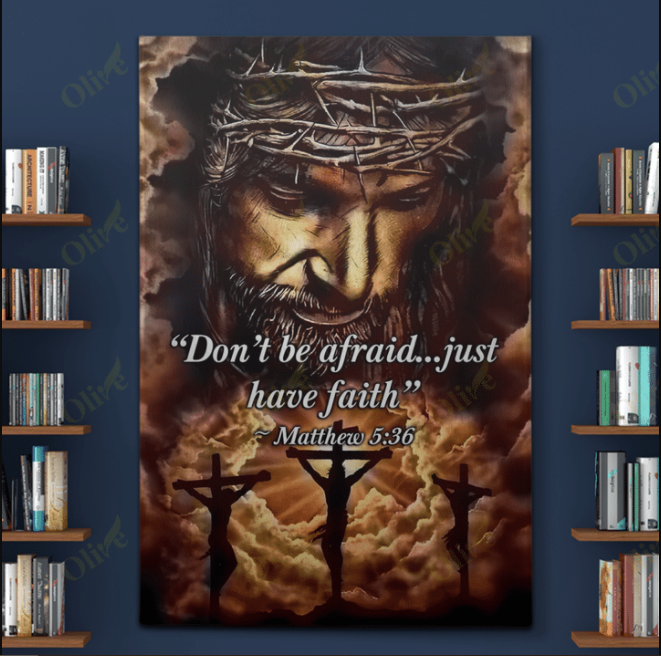 Jesus - Don't be afraid Poster Vertical