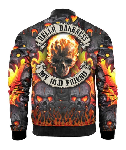 SKULL BOMBER JACKET PL246 - Amaze Style™-BOMBER JACKETS