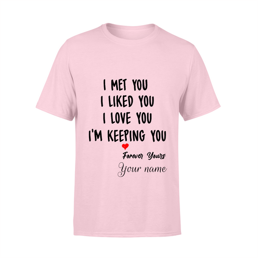 I Love You- Personalized Valentine Gift For Him/ Gift For Her XT02