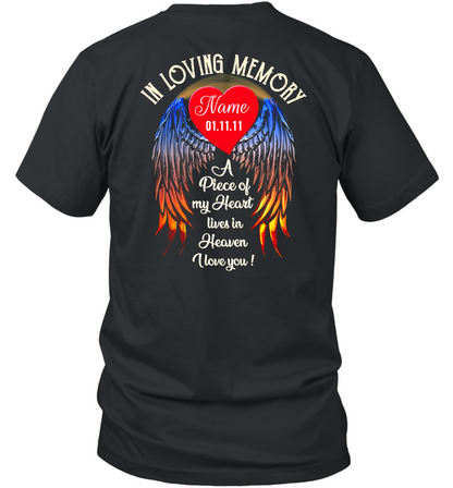 Personalized Name - Date In Loving Memory Valentine Gift