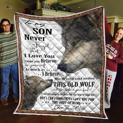 Wolf To My Son Quilt MH2010202