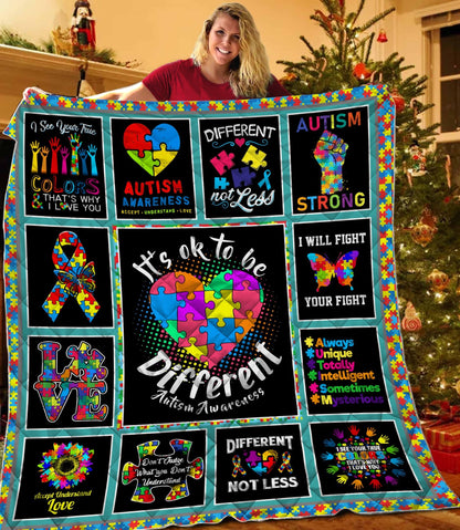 It's Ok To Be Diffirent Quilt LAM20060803-LAM