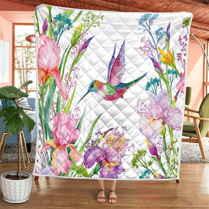 Hummingbird Lovers 3D Printed Quilt